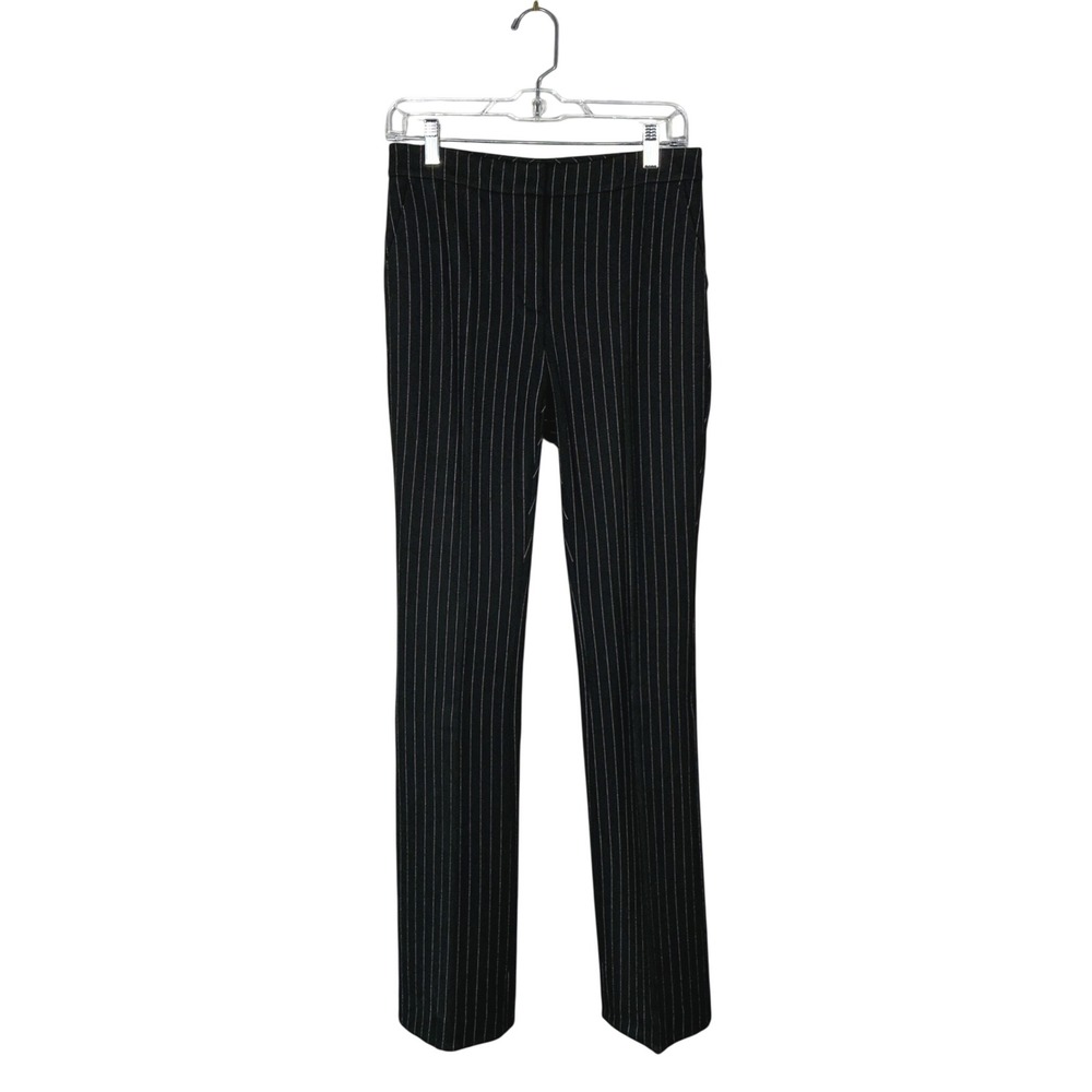 The Limited The Slim Pinstripe Dress Pants Black White Size 4 Professional